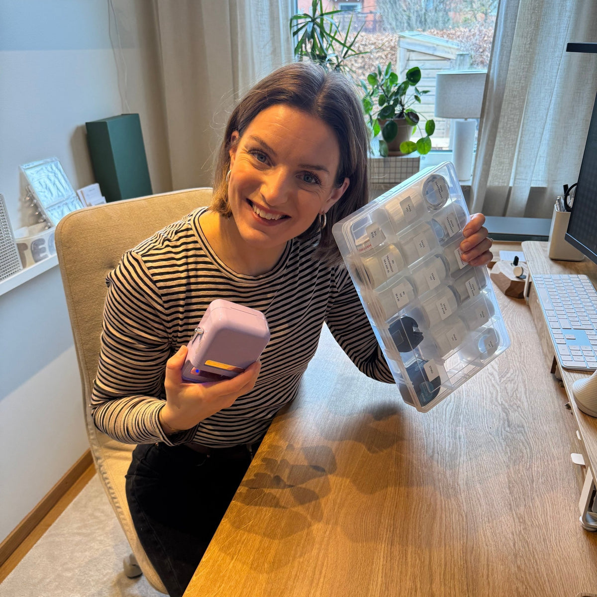 Järjestä uudelleen Instagramissa Niimbotin tarratulostimella