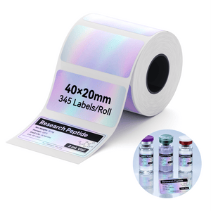 Tarrat Laserhopea - 40 x 20 mm (345 kpl)
