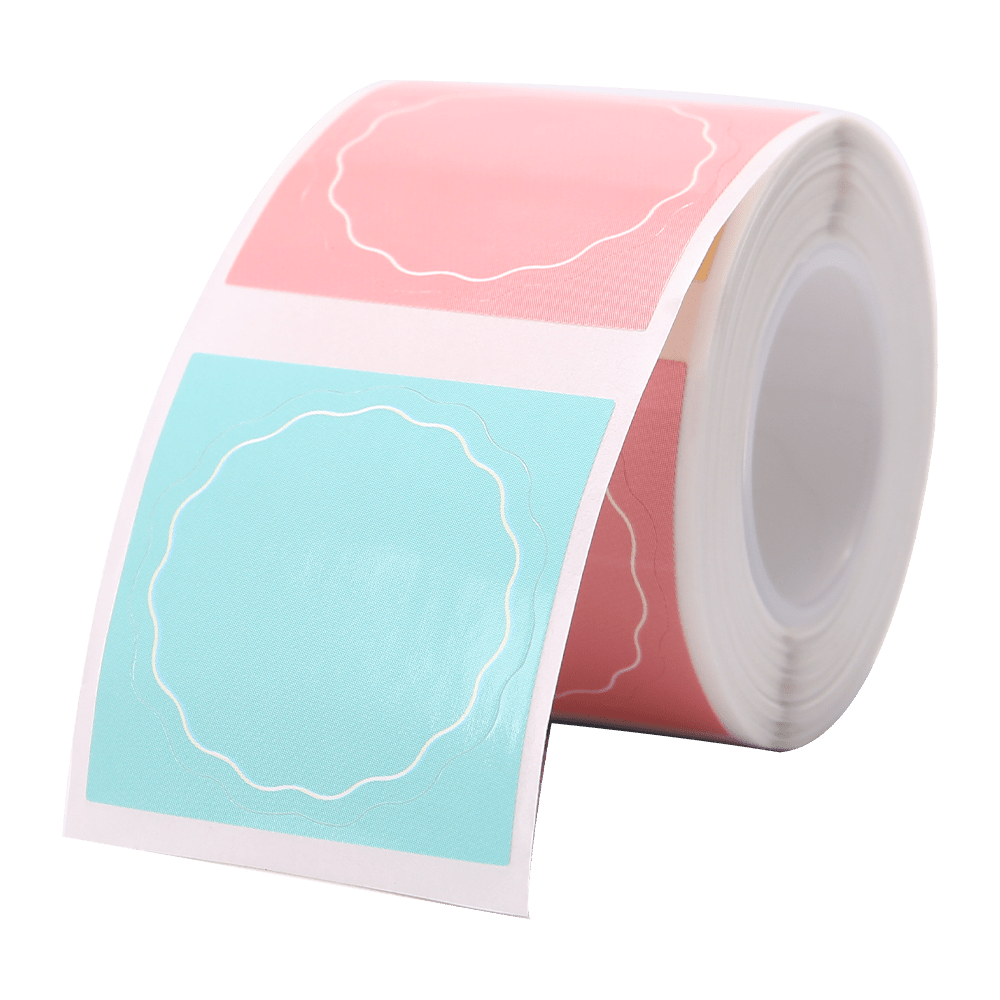 Niimbot Label roll - Candy, pyöreä 34 x 34 mm, 200 kpl (2 rullaa) - LabelMate