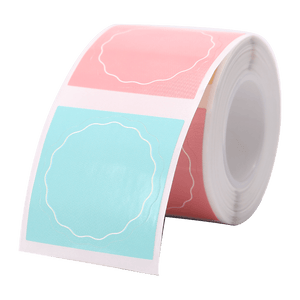 Niimbot Label roll - Candy, pyöreä 34 x 34 mm, 200 kpl (2 rullaa) - LabelMate
