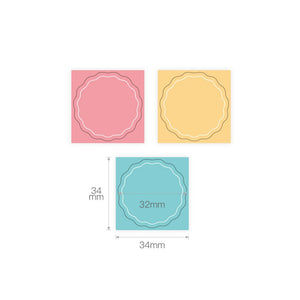 Niimbot Label roll - Candy, pyöreä 34 x 34 mm, 200 kpl (2 rullaa) - LabelMate