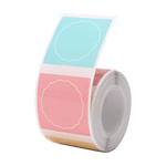Niimbot Label roll - Candy, pyöreä 34 x 34 mm, 200 kpl (2 rullaa) - LabelMate