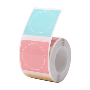 Niimbot Label roll - Candy, pyöreä 34 x 34 mm, 200 kpl (2 rullaa) - LabelMate
