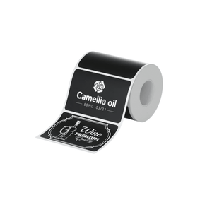 Niimbot etikettirulla - Mattamusta 50 x 90 mm, 80 kpl (M-sarja) - LabelMate