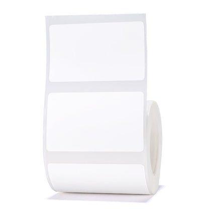 Valkoiset etiketit koossa 5x3 cm niimbot