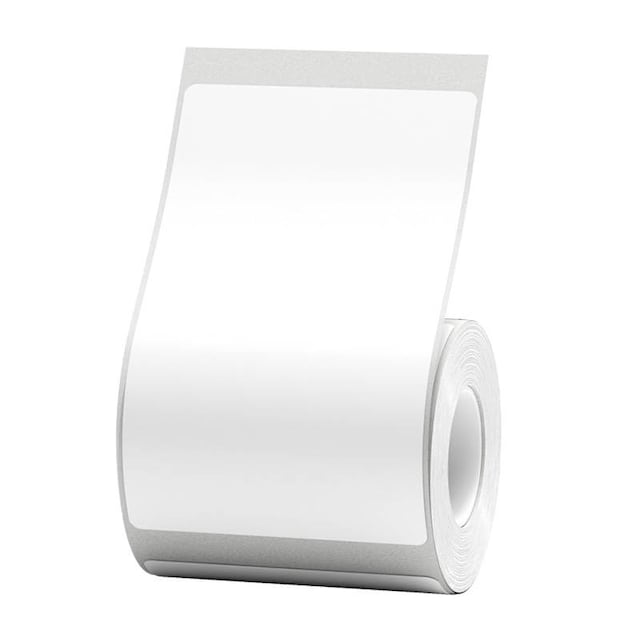 Niimbot Label Roll - Valkoiset tarrat, 70 x 80 mm, 95 kpl - LabelMate