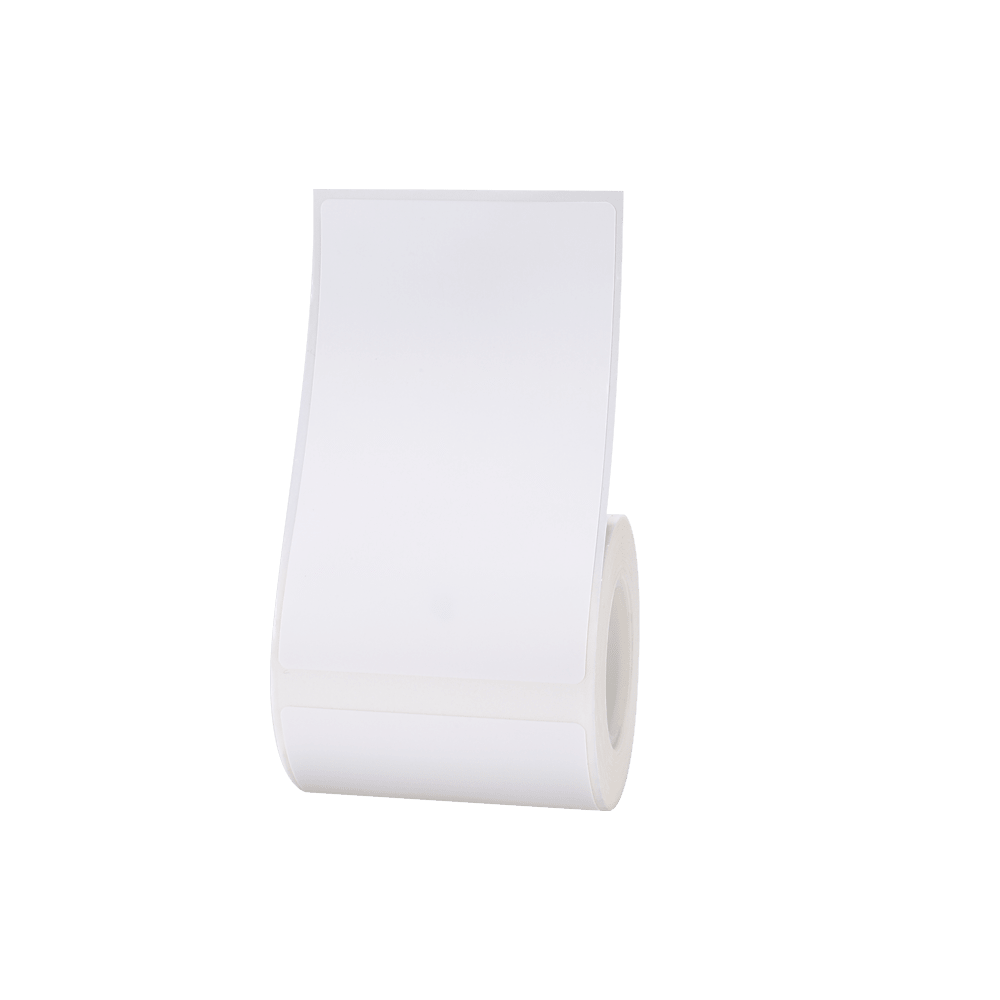Niimbot etikettirulla - Valkoiset tarrat 45 x 80 mm, 95 kpl * 2 (2 rullaa) - LabelMate