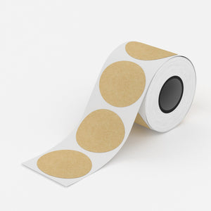 Pyöreät mattotarrat kraft - 45 mm (145 kpl)