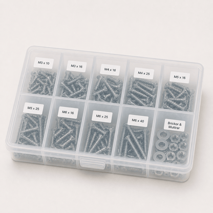 Valkoiset tarrat - 30 x 20 mm (320 kpl)